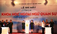 Ra mắt Tạp chí Khoa học Ngoại ngữ Quân sự 