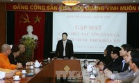 Ban Tôn giáo Chính phủ gặp mặt các chức sắc tôn giáo là đại biểu Quốc hội khóa XIV 