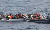 Irish navy rescues hundreds of migrants in Mediterranean Sea