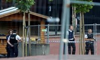 Machete attack leaves two Belgian police officers injured 