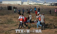 180 Palestinians injured in clashes with Israeli soldiers 