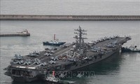 South Korea, US stage drills with aircraft carrier 