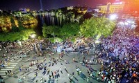 Activities in pedestrian space in Hanoi's heart suspended during Tet