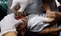 UN begins polio vaccination in Gaza, as fighting rages