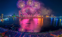 Da Nang International Fireworks Festival's qualifying round ends with magnificent displays