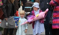 School cone excites German children at new academic year