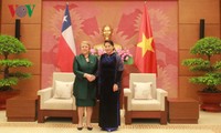 Chủ tịch Quốc hội Nguyễn Thị Kim Ngân hội kiến Tổng thống Cộng hòa Chile