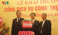 Khai trương Cổng dịch vụ công trực tuyến Bộ Lao động-Thương binh và Xã hội