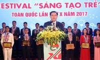 Tuyên dương 35 công trình, sản phẩm tiêu biểu tại Festival Sáng tạo trẻ 