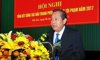 Hội nghị Tổng kết công tác đấu tranh phòng chống tội phạm năm 2017