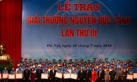 Giải thưởng Nguyễn Đức Cảnh lần thứ III: Phần thưởng cao quý dành cho công nhân, lao động xuất sắc 