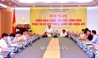 Triển khai tiếp công dân phục vụ Kỳ họp thứ 6, Quốc hội Khóa XIV