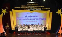 Bộ Giáo dục- Đào tạo tuyên dương học sinh phổ thông đoạt giải Olympic