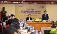 Phát động Giải thưởng toàn quốc về thông tin đối ngoại năm 2018