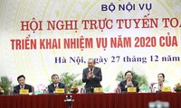 Hội nghị trực tuyến toàn quốc triển khai nhiệm vụ năm 2020 của ngành Nội vụ