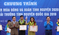 20 tập thể, cá nhân nhận Giải thưởng Tình nguyện Quốc gia năm 2019