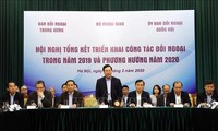 Triển khai công tác đối ngoại năm 2020 giữa Bộ Ngoại giao, Ban Đối ngoại Trung ương và Ủy ban Đối ngoại Quốc hội