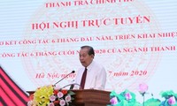 Phó Thủ tướng Trương Hòa Bình dự Hội nghị trực tuyến sơ kết công tác thanh tra