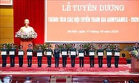 Tuyên dương thành tích các đội tuyển tham gia Army Games - 2020