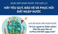 Ngày Đất ngập nước thế giới 2/2: Hãy yêu quý, bảo vệ và phục hồi các vùng đất ngập nước