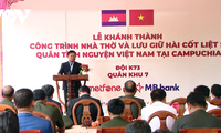 Khánh thành Nhà thờ và lưu giữ hài cốt liệt sĩ quân tình nguyện Việt Nam tại tỉnh Battambang 