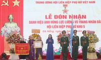 Hội Liên hiệp Phụ nữ Quân khu V đón nhận danh hiệu Anh hùng Lực lượng vũ trang nhân dân