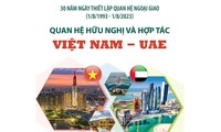 30 năm quan hệ ngoại giao Việt Nam - UAE: Hợp tác kinh tế là điểm sáng trong quan hệ song phương 