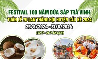 Tỉnh Trà Vinh lần đầu tiên tổ chức Festival loại trái đặc sản Dừa sáp