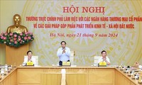 Thủ tướng Phạm Minh Chính làm việc với các ngân hàng thương mại phục vụ phát triển đất nước