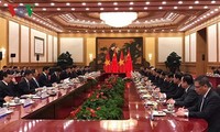 阮富仲同习近平举行会谈