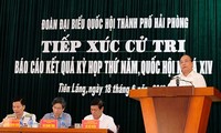 នាយករដ្ឋមន្រ្តីលោក Nguyen Xuan Phuc ជួបប្រាស្រ័យជាមួយអ្នកបោះឆ្នោតនៅតំបន់