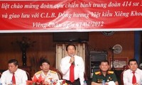 Giao lưu cựu chiến binh Việt Nam với Việt kiều Lào