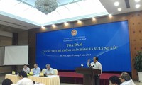 Tọa đàm về nợ xấu và tái cấu trúc hệ thống ngân hàng 