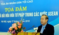 Xây dựng hệ thống tư pháp hài hòa giữa các nước ASEAN