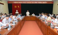 Ông Đinh Thế Huynh làm việc với Học viện Chính trị Quốc gia Hồ Chí Minh