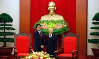 Tổng Bí thư Nguyễn Phú Trọng tiếp Thủ tướng Nhật Bản Shinzo Abe