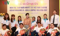 Đoàn thể thao người khuyết tật Việt Nam xuất quân tham dự Para Games 9