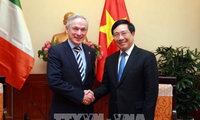 Phó Thủ tướng Phạm Bình Minh tiếp Bộ trưởng Giáo dục và Kỹ năng Ireland  Richard Bruton