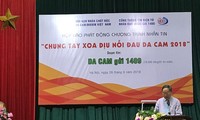 Nhắn tin chung tay xoa dịu nỗi đau da cam năm 2018