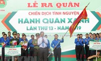 Khởi động chiến dịch tình nguyện Hành quân xanh lần thứ 13 