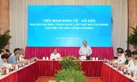 Tiểu ban Kinh tế xã hội làm việc với một số địa phương