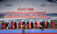 Khởi công xây dựng Nhà ga hành khách T2 - Cảng hàng không quốc tế Phú Bài