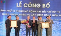 Lễ công bố Thành phố Vị Thanh mở rộng đạt tiêu chí đô thị loại II