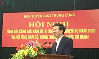 Ban Tuyên giáo Trung ương tổng kết công tác năm 2019