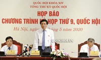 Họp báo về chương trình kỳ họp thứ 9, Quốc hội khóa XIV