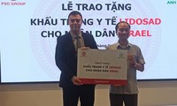 Dịch COVID-19: Trao tặng nhân dân Israel 100 nghìn khẩu trang y tế