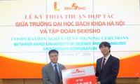 Công ty Sekisho (Nhật Bản) tài trợ 1,2 tỷ đồng cho Trường Đại học Bách khoa Hà Nội