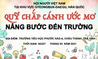 Chắp cánh ước mơ cho các học sinh có hoàn cảnh khó khăn ở Trà Vinh