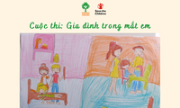 Trao giải cuộc thi vẽ tranh với chủ đề “Gia đình trong mắt em“