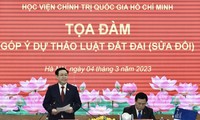 Chủ tịch Quốc hội Vương Đình Huệ chủ trì Tọa đàm góp ý dự thảo Luật Đất đai (sửa đổi)